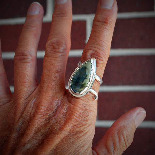 Royal Imperial Jaser and Sterling Silver Ring